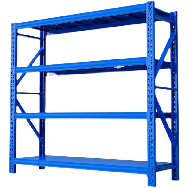 Estantes de almacenamiento de Zhengzhou Estantes de almacenamiento domésticos multicapa Estantes de almacenamiento de almacenamiento Estantes de entrega expresos Estantes de hierro ajustables image 4