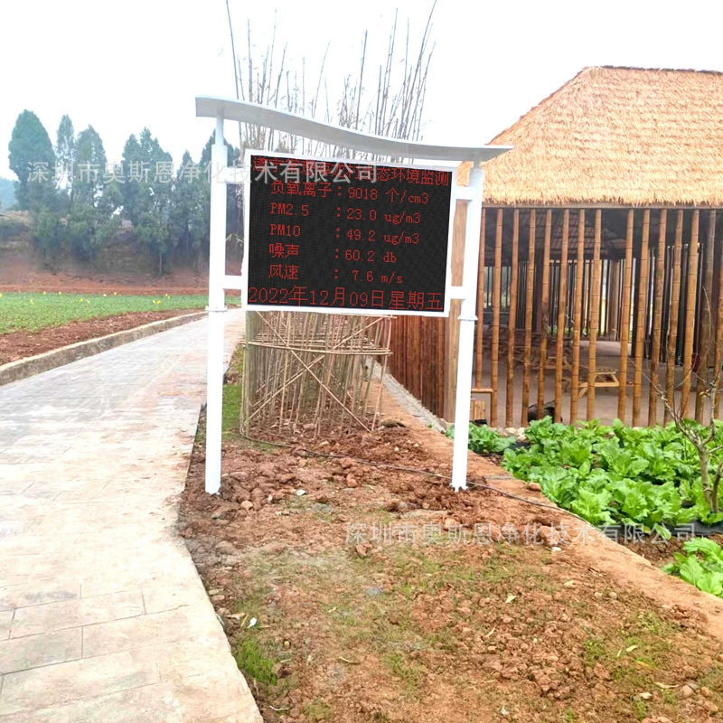 Система мониторинга концентрации изогнутых отрицательных ионов кислорода Автоматическая станция мониторинга качества воздуха в Осне