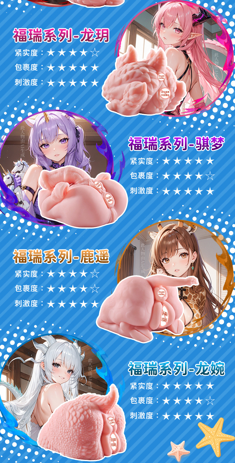 Jiuai Men’s Manual Masturbator in TPE, Flesh Tone, Vaginal Style — detail image 8