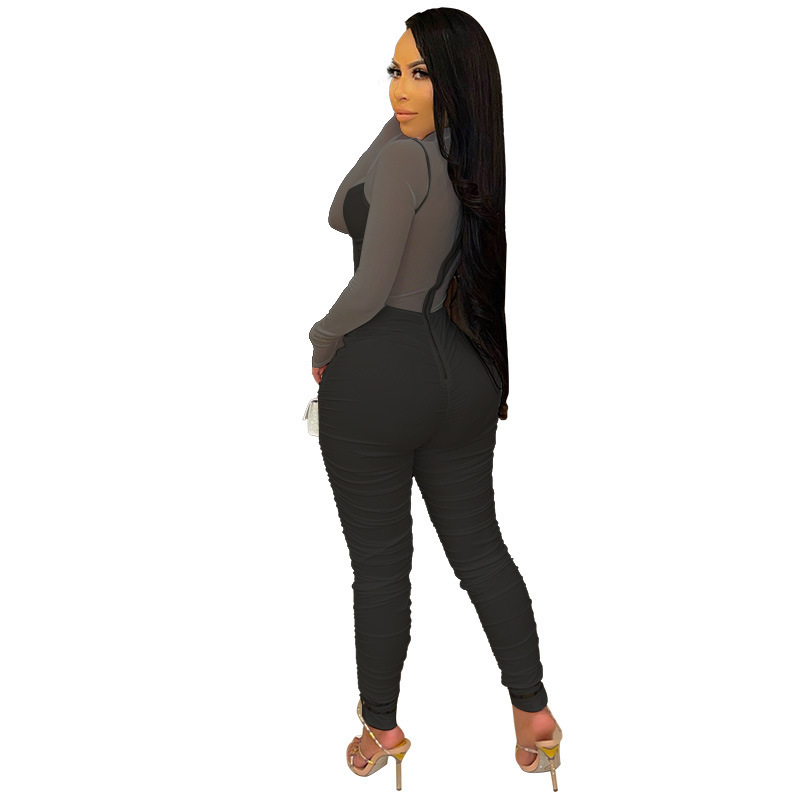 Jumpsuits Pants Type High Elasticity Elasticity Women's Holiday Bodysuits Vacation Solid Color Full Length Jumpsuits
