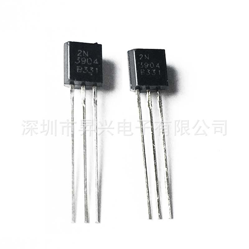 三极管 2N3904 0.2A/40V NPN小功率晶体管 TO-92 直插