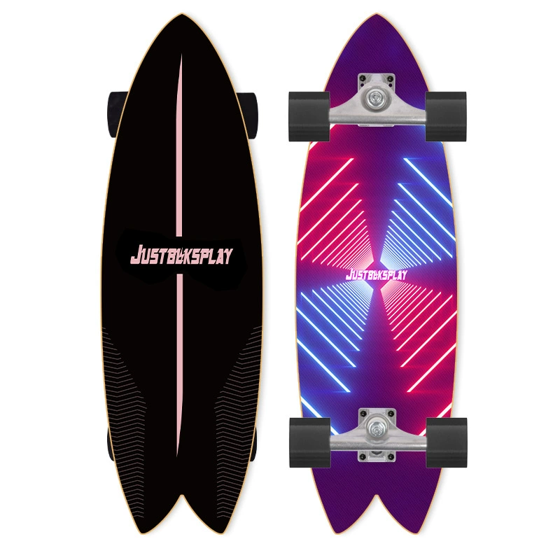 Лед Surfing Board Bridge Spring PU двойное рулевое управление SM Pusher симулятор серфинга скейтборд