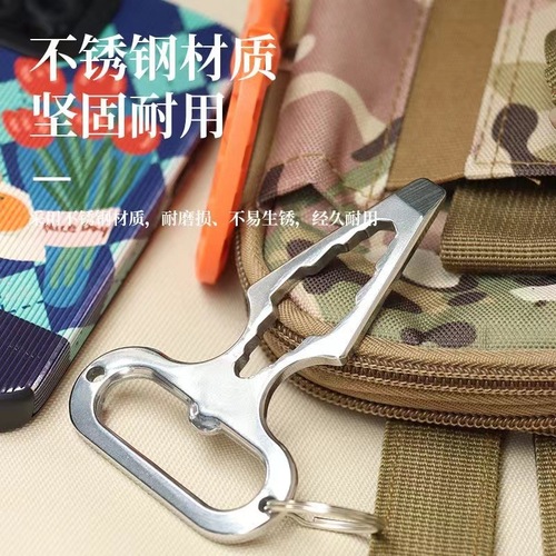 Factory direct sales Outdoor camping supplies EDC stainless steel self-defense spikes Multi-function tools Wrenches