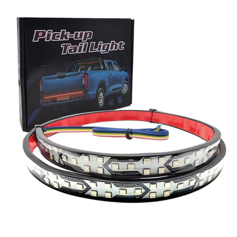 12v - 24v lámpara de cola de automóvil barra de luz de corriente de hueso de pez luz de dirección de camión luz de freno barra de luz de caballo image 6