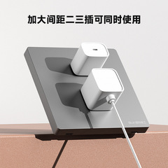 國際電工大板開關插座面板86型牆壁暗裝白色五孔插座一開五孔批發