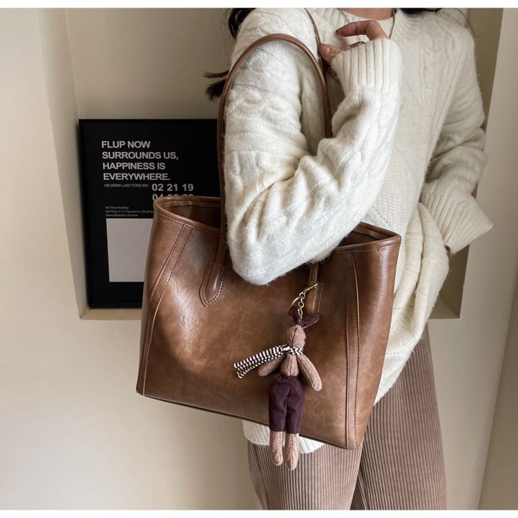 Minimal Structured Double Handle Mini PU Tote Bag 23