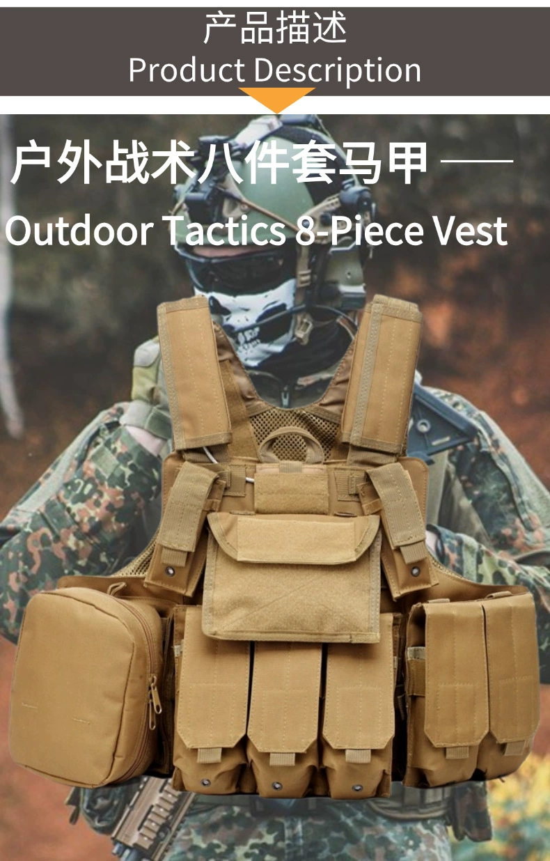 Chaleco de combate de entrenamiento en camuflaje