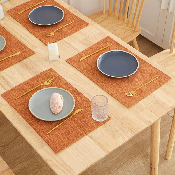 Linen Placemat-No. 14 Orange