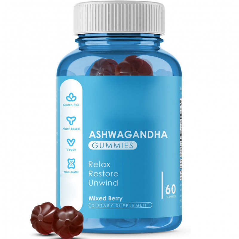 外贸跨境南非醉茄软糖代加工 Ashwagandha gummies维生素现货|undefined