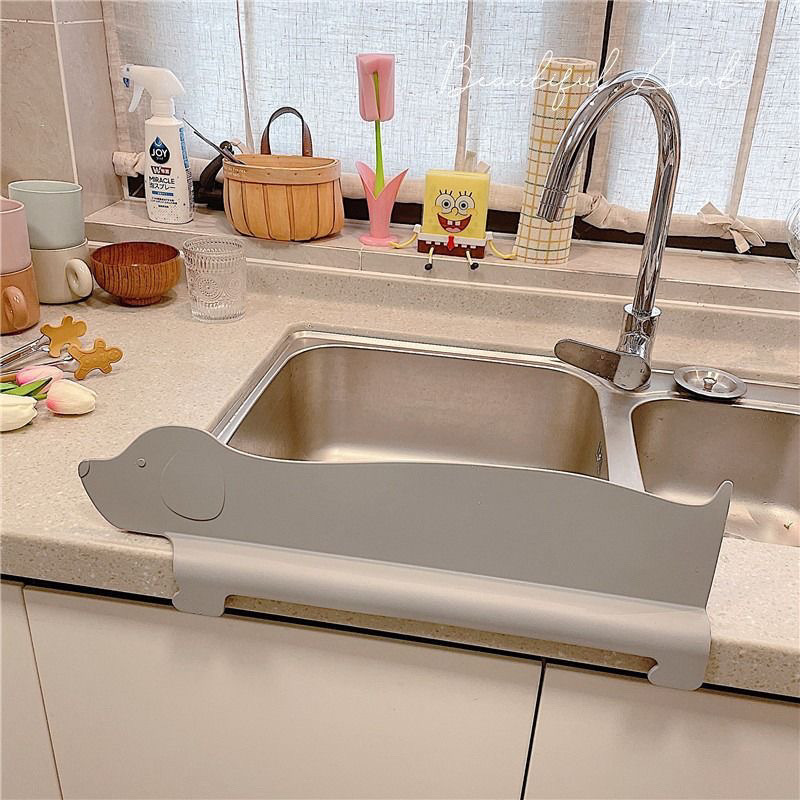 キッチンシンク洗面台防水バリア防沫バリアシンク食器洗いシンクシンクカウンタートップシリコン|undefined