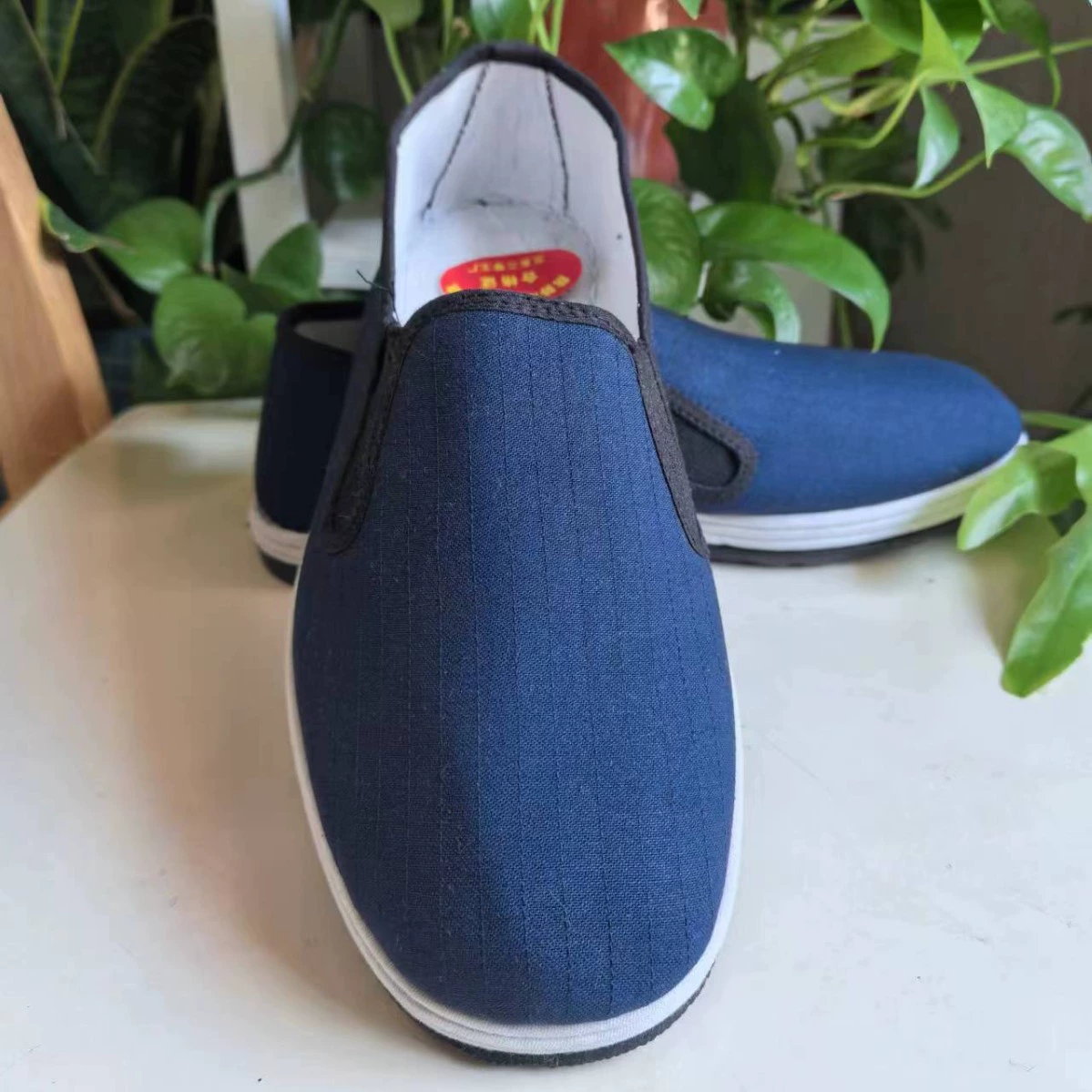 Полиуретановые антистатические огнестойкие туфли из ткани, легкая износостойкая и нескользкая обувь