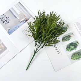 仿真绿植蕨类植物棕榈叶波斯草尤加利家居婚礼户外装饰摆件仿真花