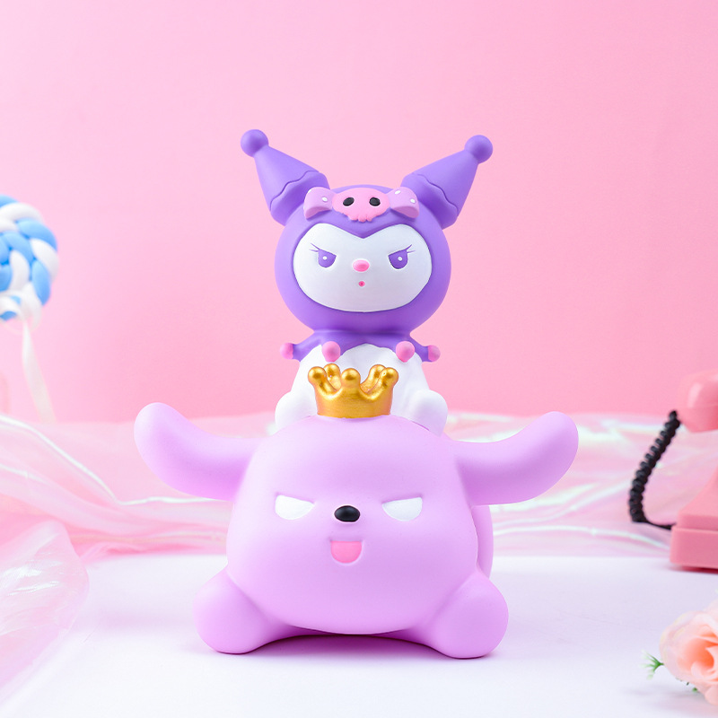 Emocional capabala alcancía vinilo durable alcancía regalo para niños decoración de escritorio entrega de una sola pieza