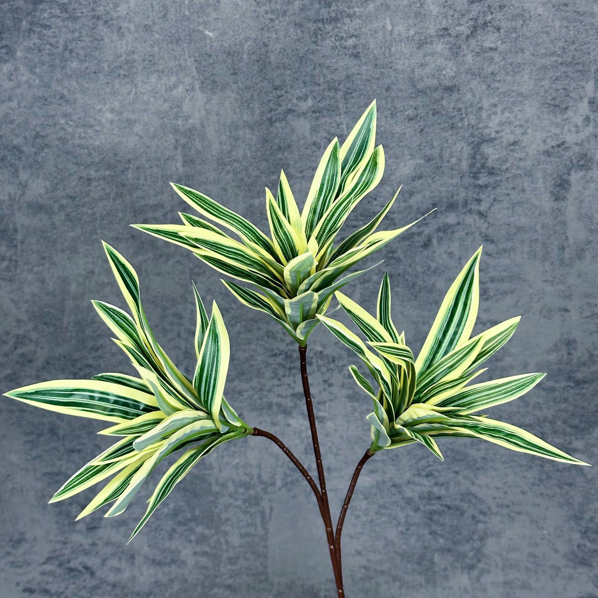 Planta Artificial de Lirio de Bambú con Borde Dorado de 3 Cabezas de PU para Bodas y Decoración del Hogar image 7