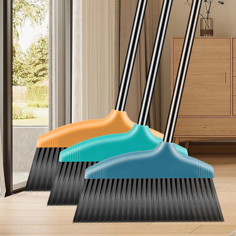 Broom Dustpan Single Household Soft Broom Enlarged and Thickeneded Broom Set Non-Stick Hair Magic Sweeping Artifact