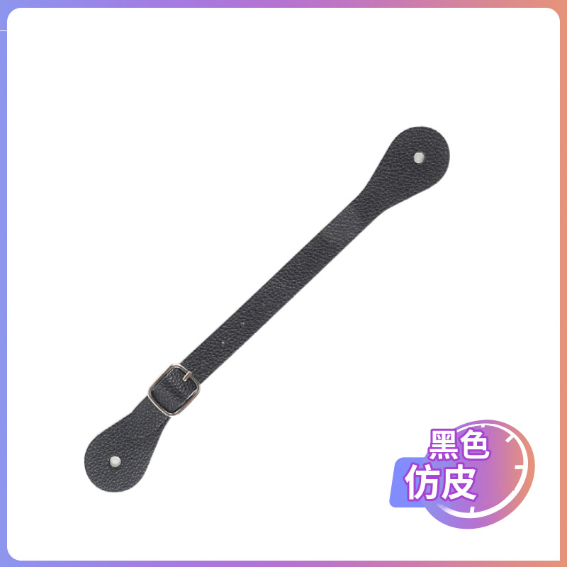 Cinturón de equitación ajustable Spurs cinturón ecuestre al aire libre equipo de caballero montar cuero Spurs tira de cuero al por mayor