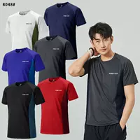 SD Outdoor Ультралегкая футболка с круглым вырезом, подходящая по цвету, простая дышащая эластичная Спортивная футболка с короткими рукавами, фитнес, Быстросохнущий костюм с мячом на лето