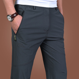Men's Spring and Summer New Outdoor Elastic Quick-drying Pants Casual Pants Mountaineering Sports Casual Pants Men's Pants 9855