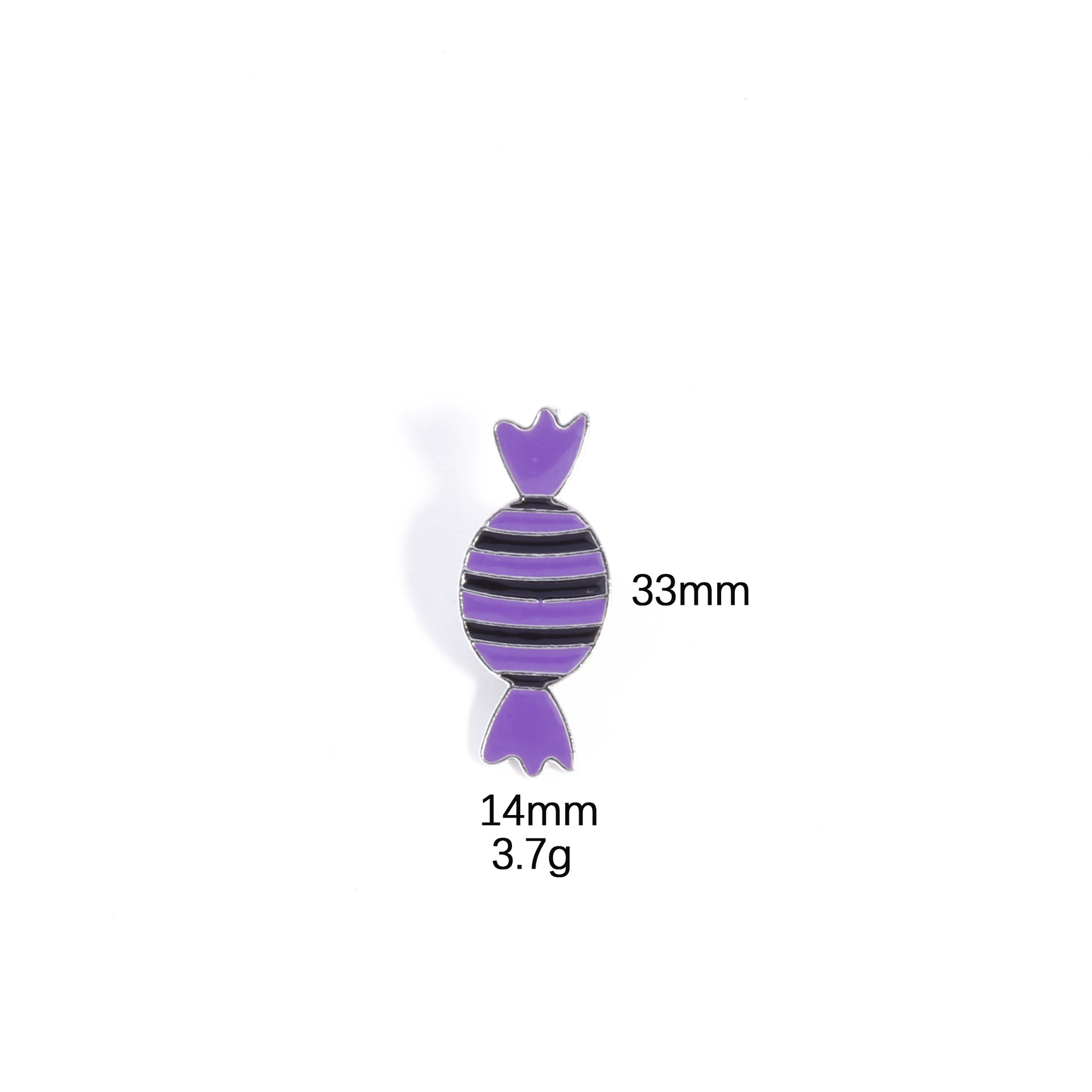 13g Weight Brooches Classification Party, Festival Occasion Zinc alloy Material Halloween Festival Pumpkin, Candy Pattern Unisex Gender Enamel Design Funny, IG Style Style Funny IG Style Pin Pumpkin Candy Zinc Alloy Enamel Unisex Brooches 4
