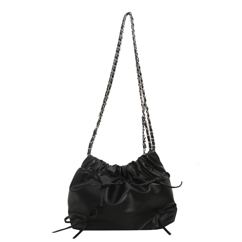 Cordón de gran capacidad moda arco bolsa para mujeres 2023 nuevo todo-juego ins cadena hombro crossbody bolsa