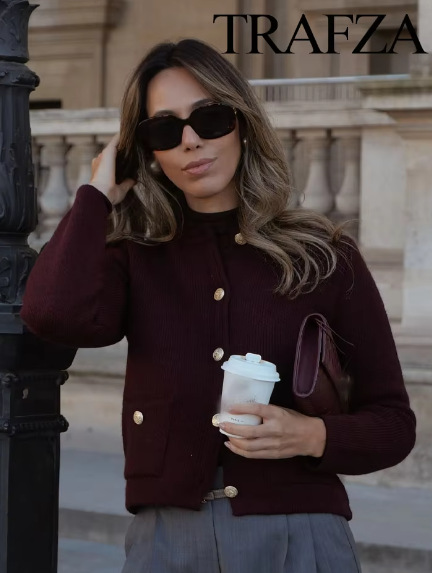 Long Sleeve Sleeve Length Wholesale Women's Streetwear Solid Color Long Sleeve Sweaters & Cardigans