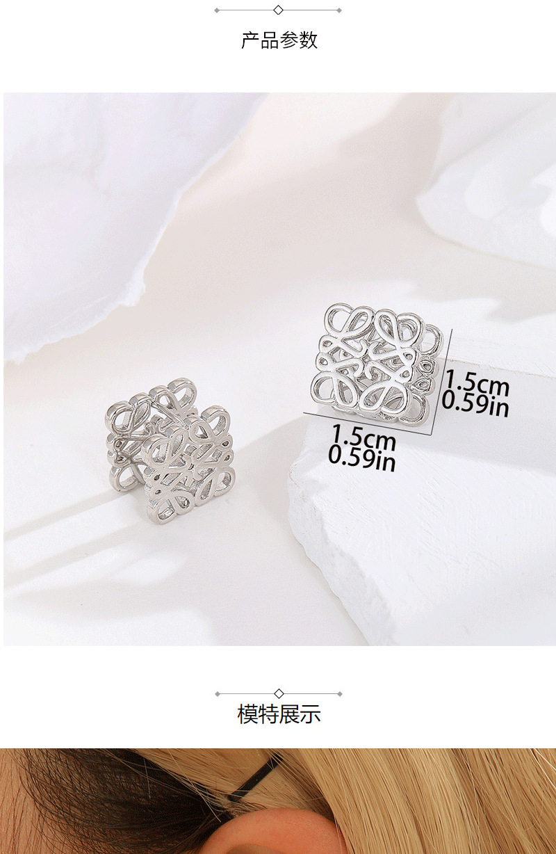 Pointed titanium steel lip stud product view