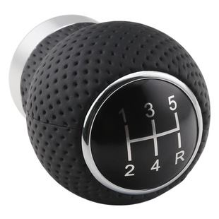 Car modification with gear manual gear lever 5-speed 6-speed manual gear head leather gear handle head wave head