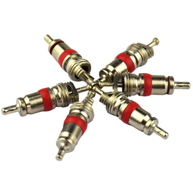 Automobile motorcycle bicycle tire American valve core zinc alloy material in stock