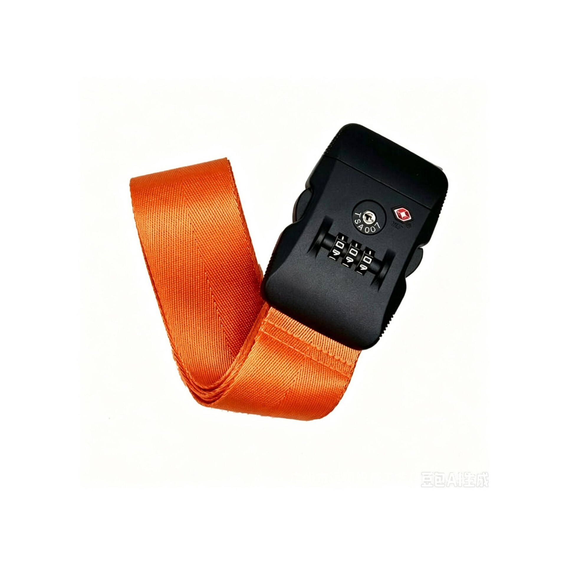 TSA combination lock luggage strap, thickened nylon reinforced shipping strap, suitcase fixing strap, adjustable and anti-slip