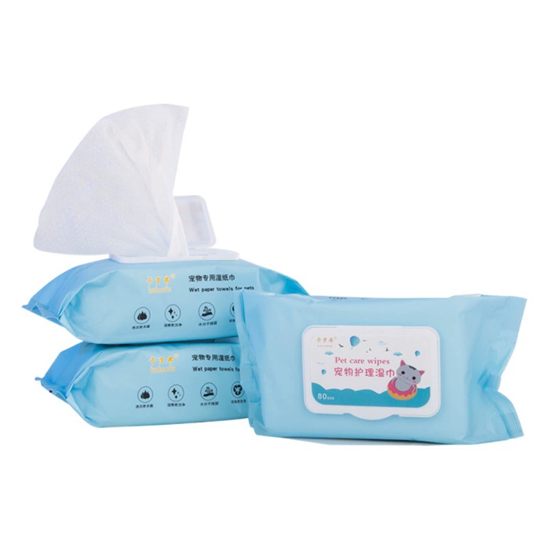 Carover Pet Wipes 80 насосные оптом дезинфекционные дезодорантные салфетки от следов слез собак чистящие салфетки для кошачьих глаз