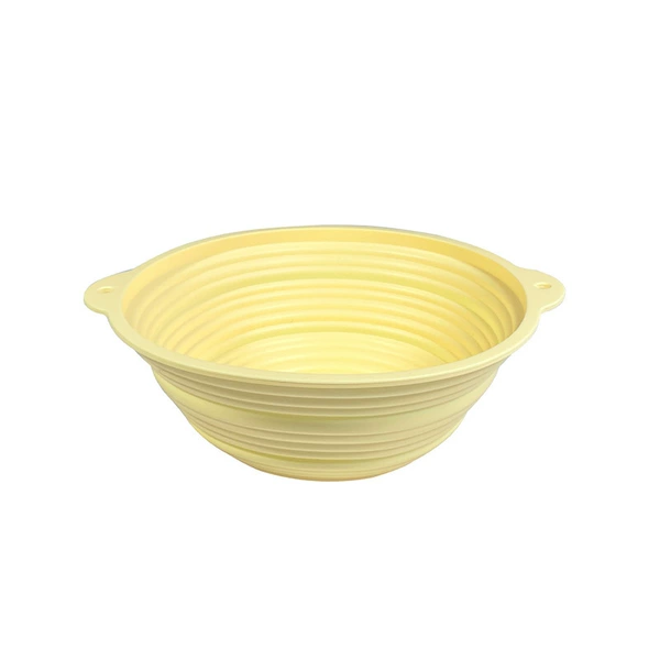 Round toast baking pan yellow