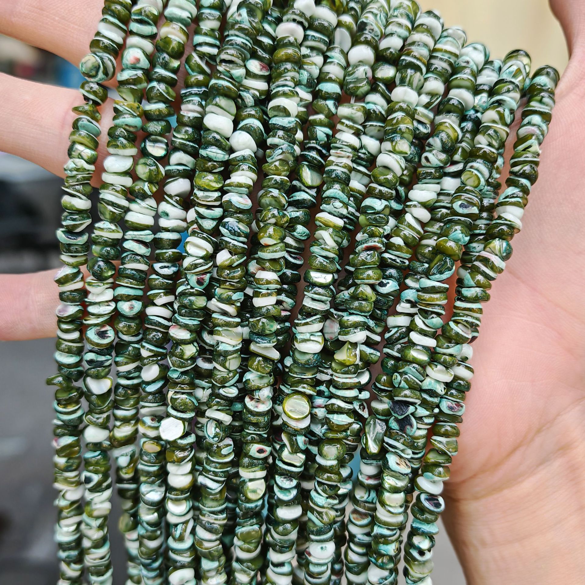 Conchas de caracol natural 5mm con perlas de forma semiacabadas DIY accesorios de ropa accesorios accesorios al por mayor