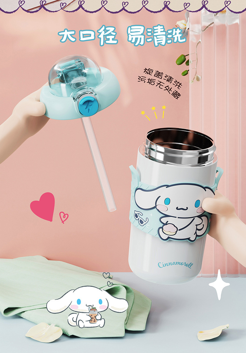 H-6185 Colorful Sanrio Thermos Cup 380mlDetails 11-790.jp