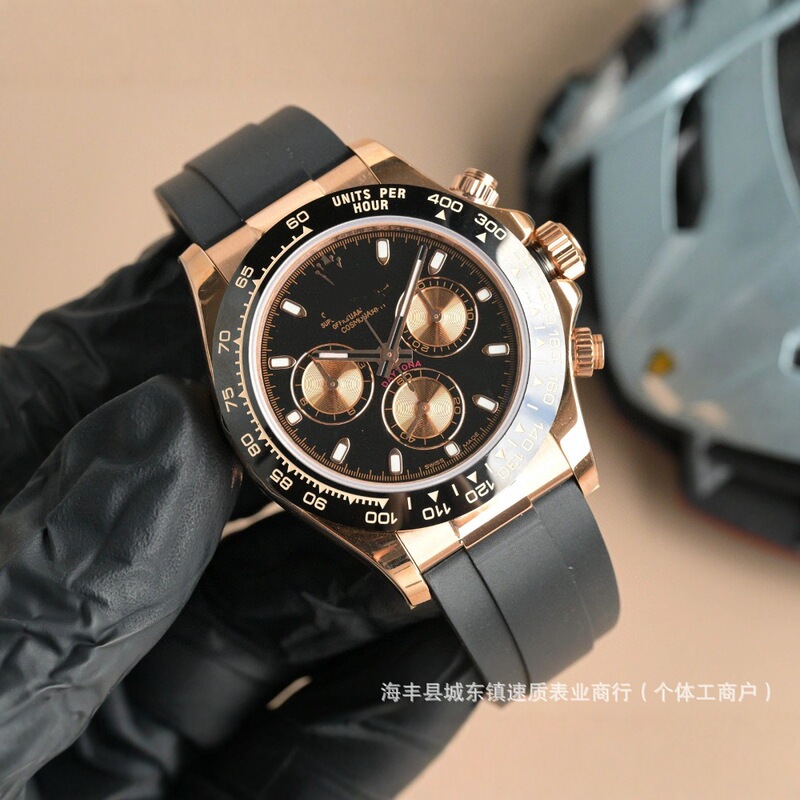 Cross-Border Shipping of C Factory Laojia Daytona Fully Automatic Mechanical Men's Panda Stainless Steel Multifunctional Chronograph