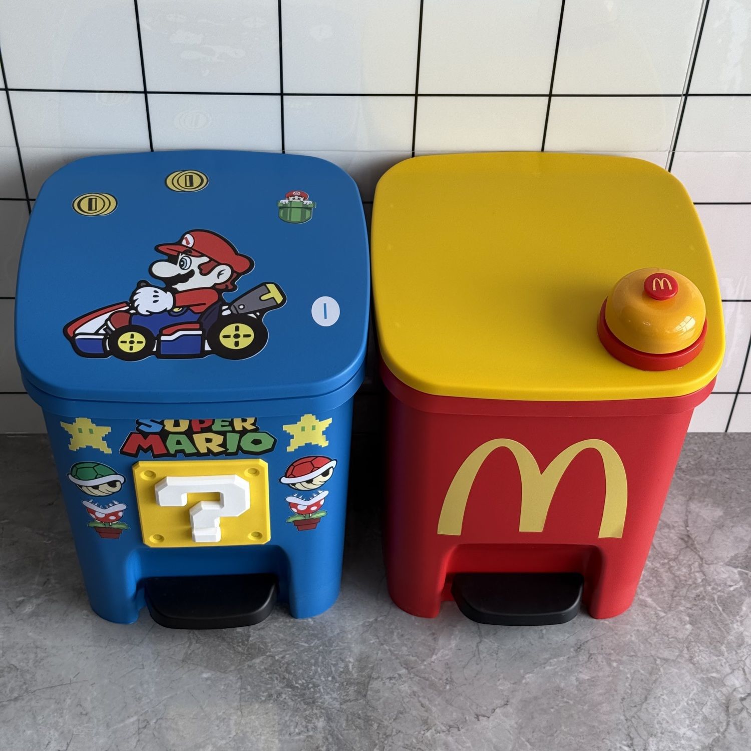 Botella de basura de trigo y trigo pie pie con cubierta encantadora sala de estar familiar dormitorio silencioso baño de gran capacidad cocina