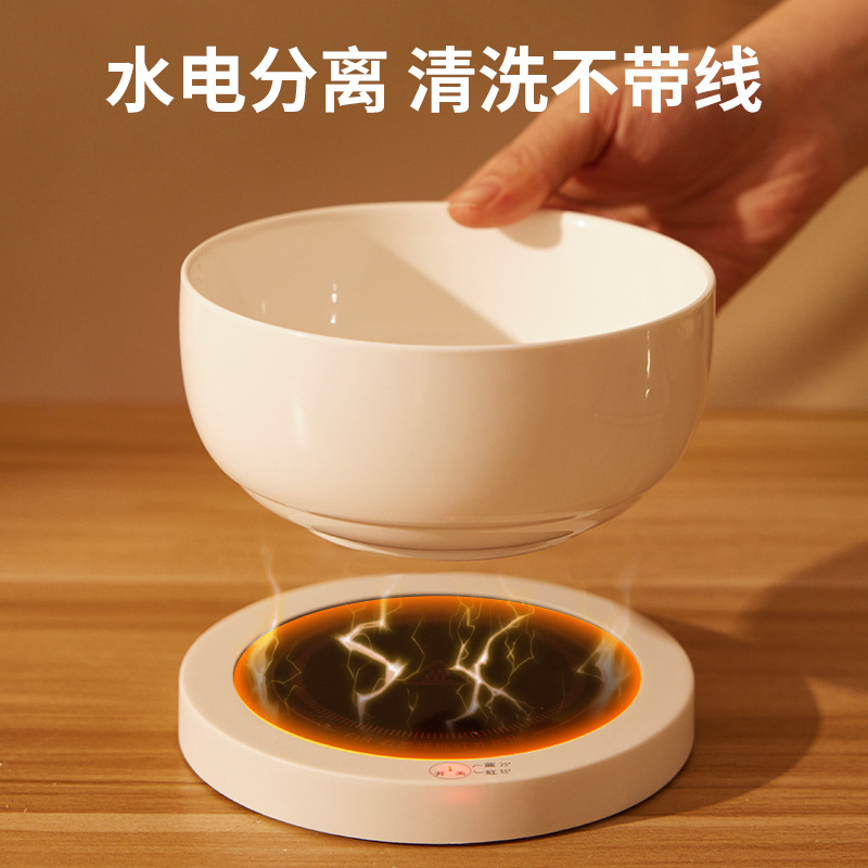 Nuevo tazón de calefacción de cerámica inteligente temperatura constante dispositivo para beber gato mascota tazón de perro tazón anti-seco quema transfronteriza venta al por mayor