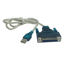 USB to Printer DB25Pin Parallel Cable Adapter for ComputerPC