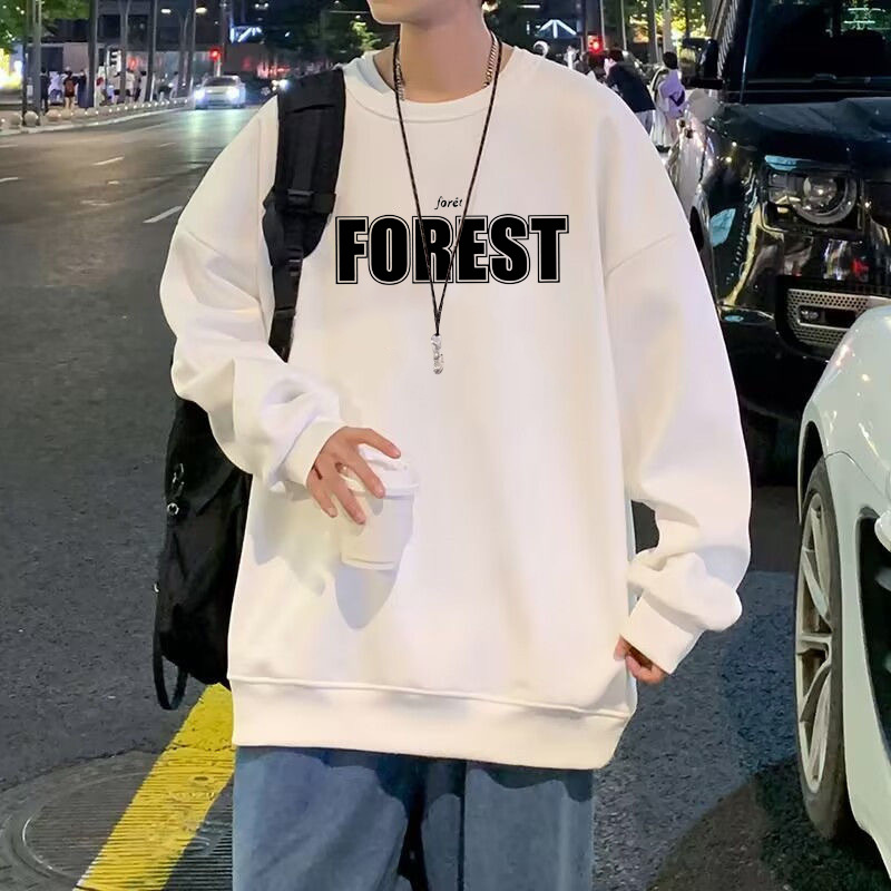 Sweatshirt white for