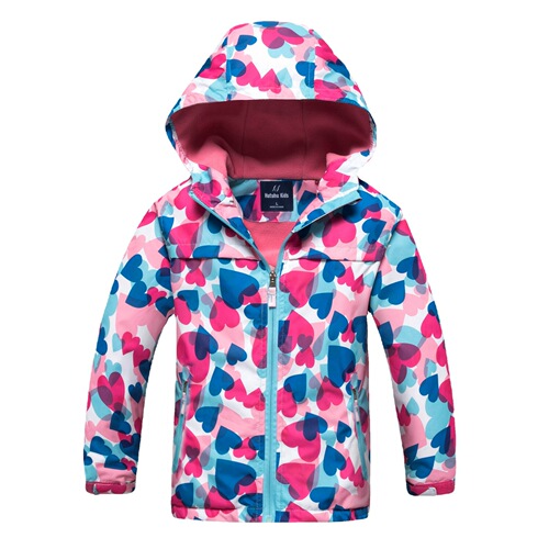 Children's Clothing Spring and Autumn New Style Girls' Mid-Length Windproof Jackets Girls' Velvet Thickened Warm Jackets Children's Jackets