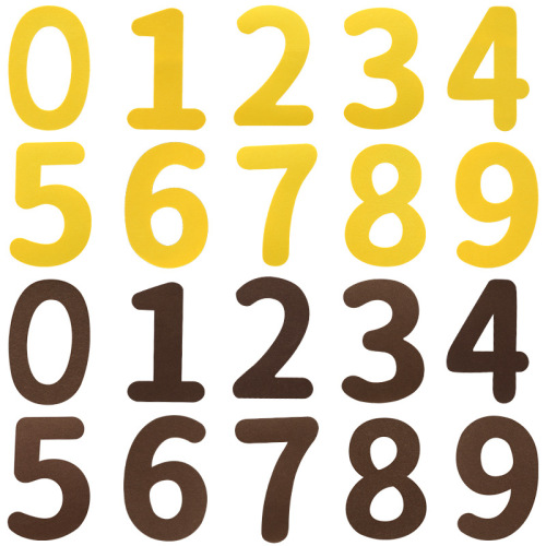 Cross-border Xiaohongshu internet celebrity children's baby felt non-woven digital birthday decoration first-year party photo arrangement