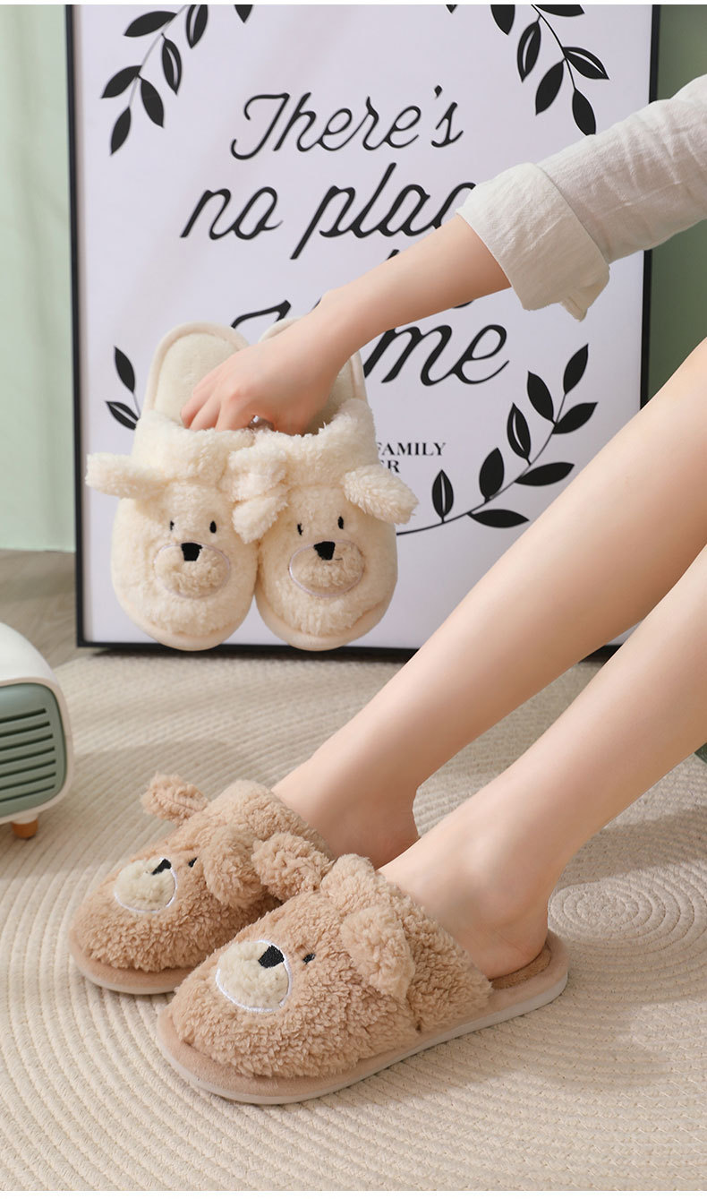 Scarpe da casa antiscivolo leggere da donna estive unisex in velluto slip-on a punta chiusa_voghion.com