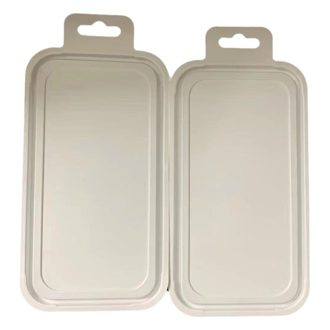 Caja de teléfono móvil, embalaje táctil, caja de plástico transparente de PVC, caja de regalo de manzana, cubierta protectora, caja de almacenamiento de plástico