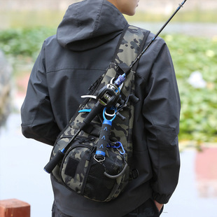 Luya Bag Multifunctional Waist Bag New Single Shoulder Crossbody Backpack Luya Rod Bag Outdoor Equipment Fishing Tackle Bag