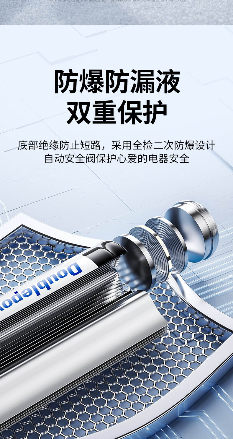 Double rechargeable battery suit No. 5 1.2V Ni-MH battery toy AA No. 5 battery 1 charged with 8 electricity