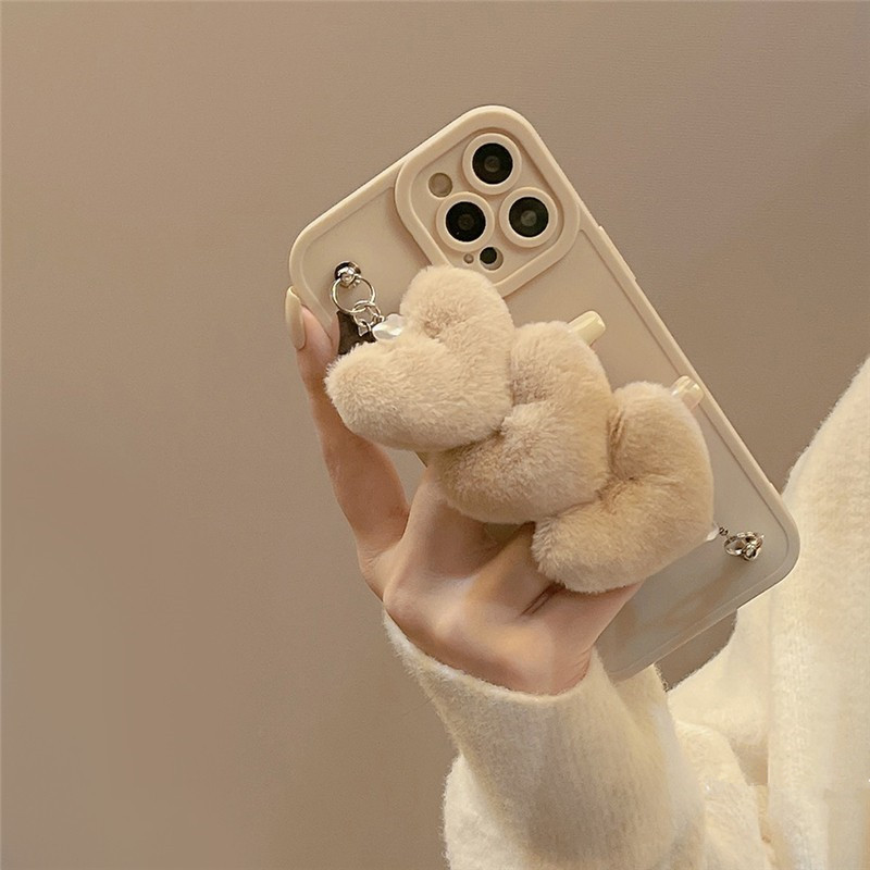 Silica Gel Material Solid Color Pattern Elegant Style Elegant Solid Color Silica Gel   Phone Cases