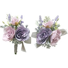 X 38811 Purple Wedding Bouquet Corsage ��ɫ�����ػ� ��