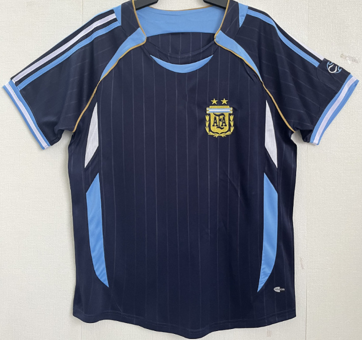 Camiseta de Brasil de manga corta retro 2002 Francia Chelsea Argentina Santas Portugal Camiseta de fútbol AC Milan