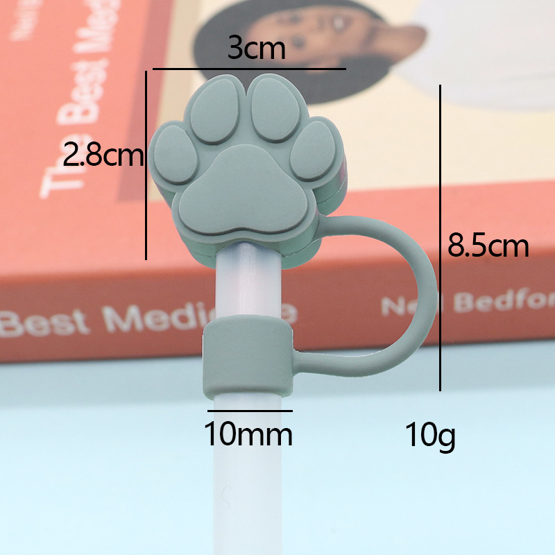 Garra de gato gris de silicona 10mm