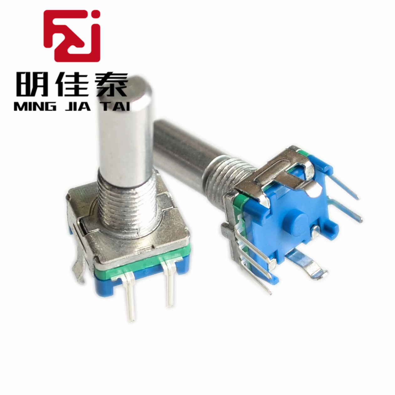 旋转编码器 编码开关/EC11/音响数字电位器 带开关 五脚柄长20MM