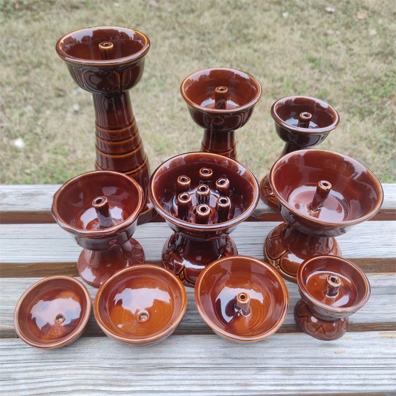 陶瓷油灯老式佛灯供灯供佛寺庙五供复古酥油灯长明灯家用应急照明